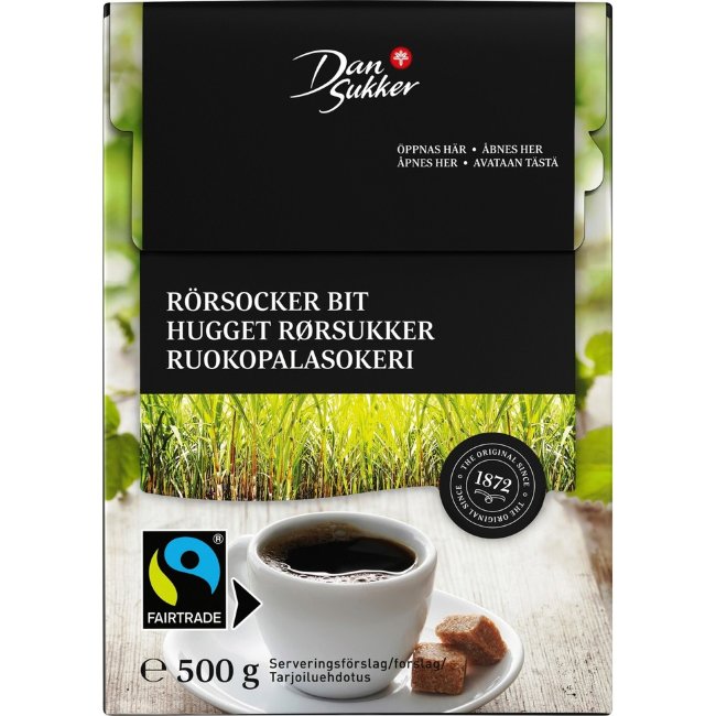 Сахар Dan Sukker (тростниковый) 500 гр