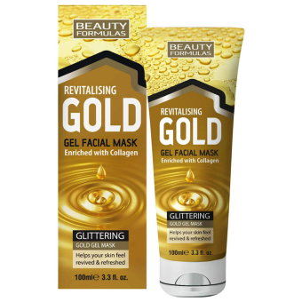 Маска для глубокой очистки Beauty Formulas Gold Gel Facial Mask 100 мл