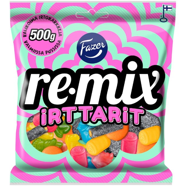 Конфеты Fazer Remix Irttarit в пакете 500 гр Конфеты Fazer Remix Irttarit в пакете 500 гр