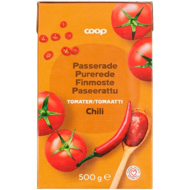 Протертые помидоры с чили Coop 500 гр
