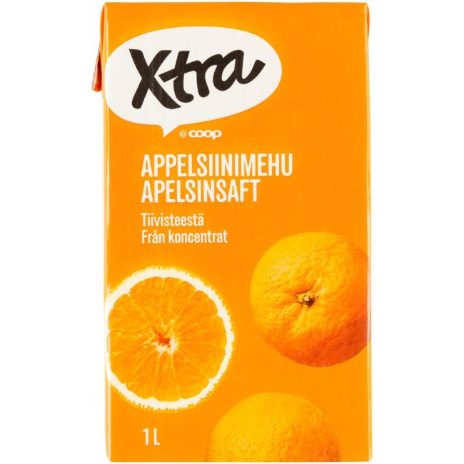 Апельсиновый сок X-tra 1 л