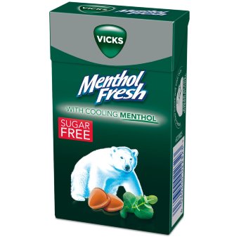 Леденцы без сахара Vicks Menthol Frash 40 г