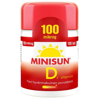 Витамин Minisun D3 100 мкг 100 таблеток Minisun Витамин Minisun D3 100 мкг 100 таблеток Minisun