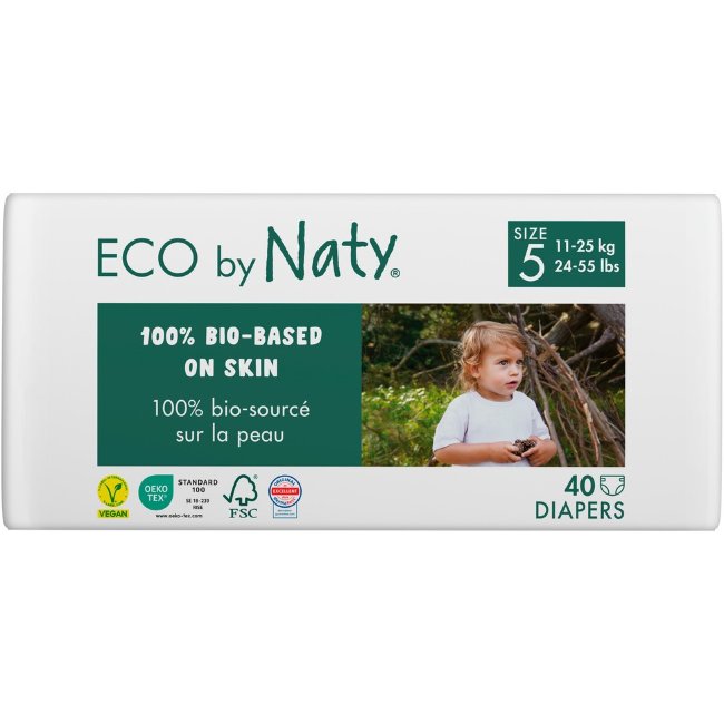 Подгузники Nature Baby Care Naty Jun 5 на липучке 40 шт/уп Подгузники Nature Baby Care Naty Jun 5 на липучке 40 шт/уп