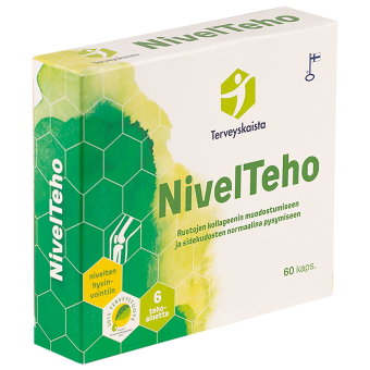 Витамины для суставов NivelTeho 60 капсул Terveyskaista Витамины для суставов NivelTeho 60 капсул Terveyskaista
