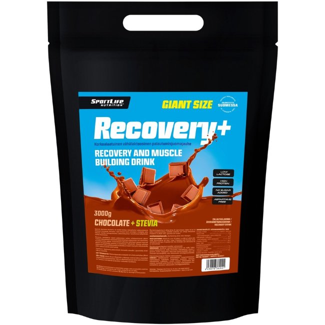 Восстанавливающий напиток Recovery+ шоколад SportLife Nutrition 3 кг