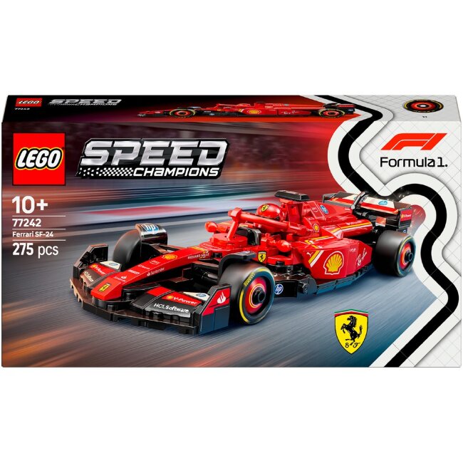 Игрушечная гоночная машина LEGO® Speed Champions Ferrari SF-24 F1® 77242