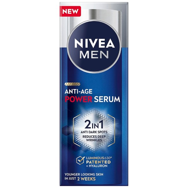 Антивозрастная сыворотка 2в1 NIVEA MEN 30 мл