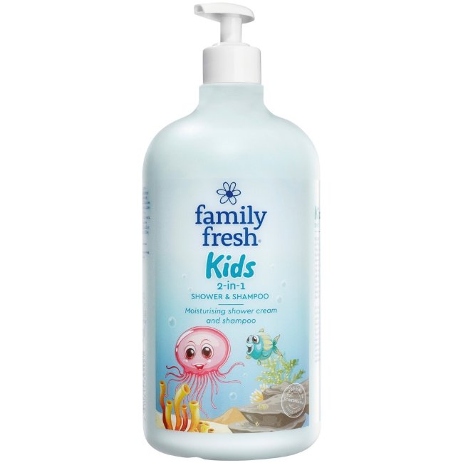 Гель для душа и шампунь 2 в 1 Family Fresh Kids 1000 мл Гель для душа и шампунь 2 в 1 Family Fresh Kids 1000 мл