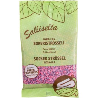 Кондитерская посыпка Salliselta (розово-сиреневые палочки) 100 гр Кондитерская посыпка Salliselta (розово-сиреневые палочки) 100 гр