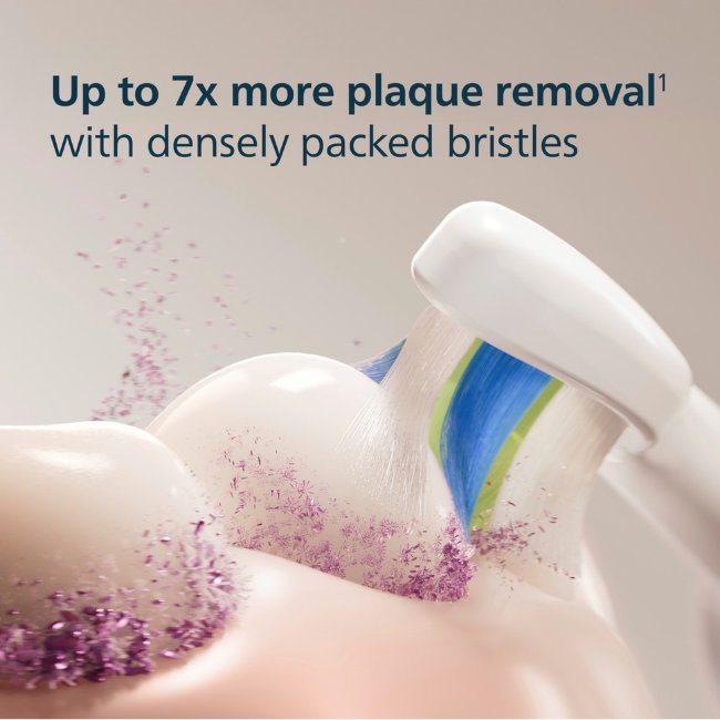 Зубные щетки-насадки Philips Sonicare W2 Optimal White, 3 шт/упак, HX6063/87 Зубные щетки-насадки Philips Sonicare W2 Optimal White, 3 шт/упак, HX6063/87