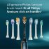 Зубные щетки-насадки Philips Sonicare W2 Optimal White, 3 шт/упак, HX6063/87 Зубные щетки-насадки Philips Sonicare W2 Optimal White, 3 шт/упак, HX6063/87