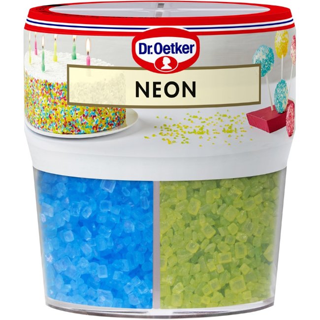 Посыпка для выпечки неоновая Dr Oetker Neon 100 гр