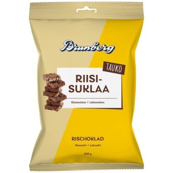 Рисовый шоколад Brunberg Tauko 200 гр Рисовый шоколад Brunberg Tauko 200 гр