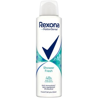 Антиперспирант аэрозоль Rexona (свежесть душа) 150 мл Антиперспирант аэрозоль Rexona (свежесть душа) 150 мл