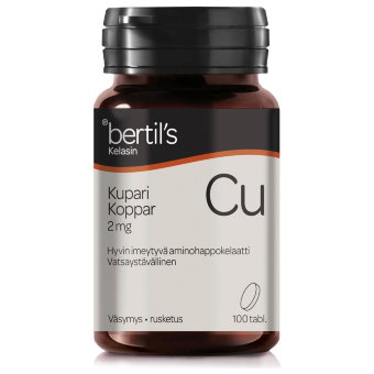 Медь Bertil's Cu 2 мг 100 табл Медь Bertil's Cu 2 мг 100 табл
