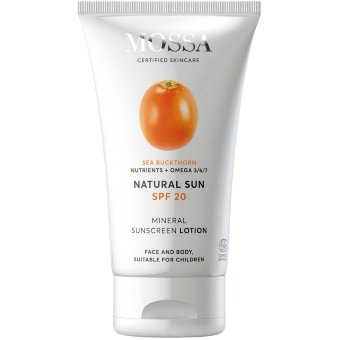 Солнцезащитный крем MOSSA Natural Sun SPF20 Mineral 100 мл Солнцезащитный крем MOSSA Natural Sun SPF20 Mineral 100 мл