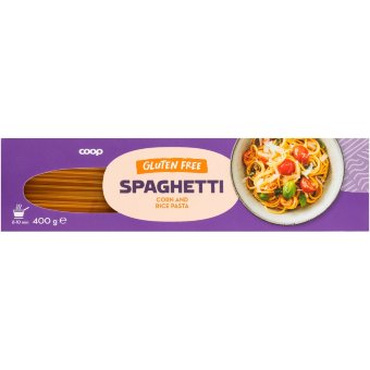 Спагетти кукурузно-рисовые без глютена Coop Spagetti 400 гр Спагетти кукурузно-рисовые без глютена Coop Spagetti 400 гр