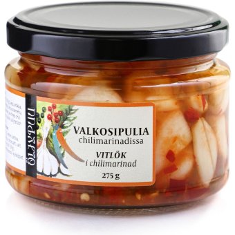 Чеснок в остром маринаде с чили Öljypuu 275/160 гр
