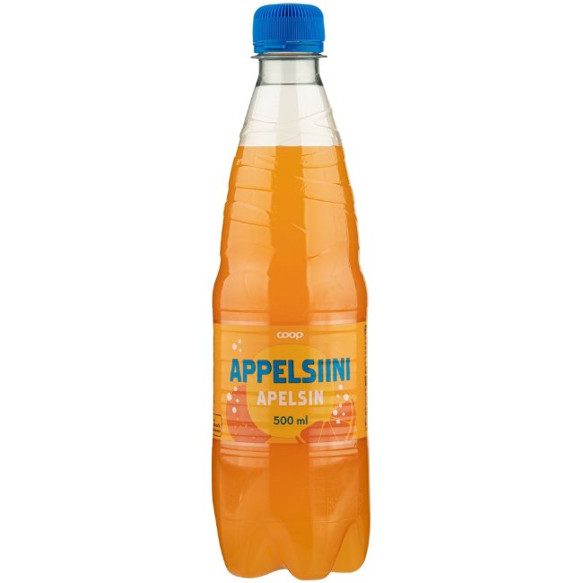 Освежающий напиток со вкусом апельсина Coop 0,5 л Освежающий напиток со вкусом апельсина Coop 0,5 л