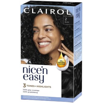 Краска для волос Clairol Nice´n Easy стойкая 2 черный
