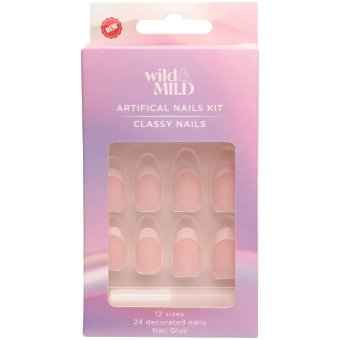Набор искусственных ногтей Wild&Mild WM059 24 шт Набор искусственных ногтей Wild&Mild WM059 24 шт
