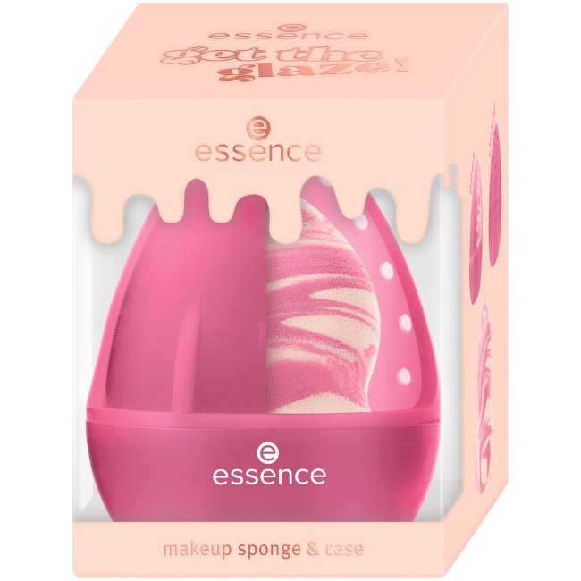 Спонж для макияжа essence get the glaze! с кейсом 01 Bake It & Glaze It 1 шт