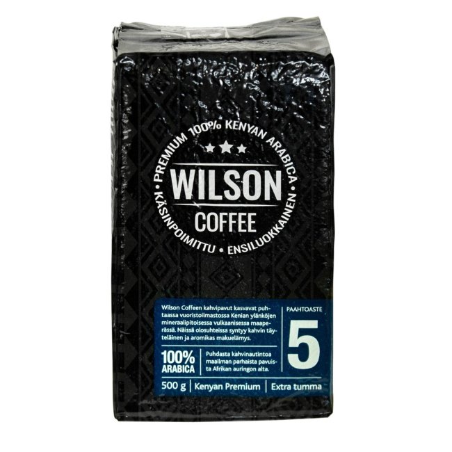 Кофе молотый Wilson Coffee Kenian Extra Dark 500 гр