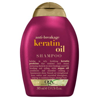 Питательный шампунь с кератином OGX Anti-Breakage Keratin Oil 385 мл Питательный шампунь с кератином OGX Anti-Breakage Keratin Oil 385 мл