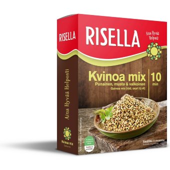Киноа микс Risella красная, черная и белая 500 гр Киноа микс Risella красная, черная и белая 500 гр