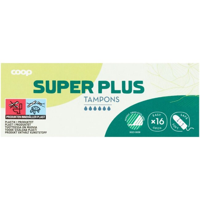 Тампоны Coop super plus 16 шт