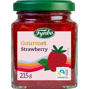 Гурме варенье Fynbo Gourmet с клубникой 215 гр Гурме варенье Fynbo Gourmet с клубникой 215 гр