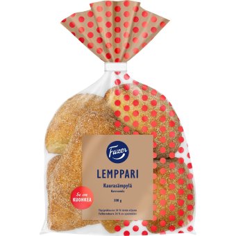 Овсяно-пшеничные булочки Fazer (уп 6 шт) 300 гр Овсяно-пшеничные булочки Fazer (уп 6 шт) 300 гр