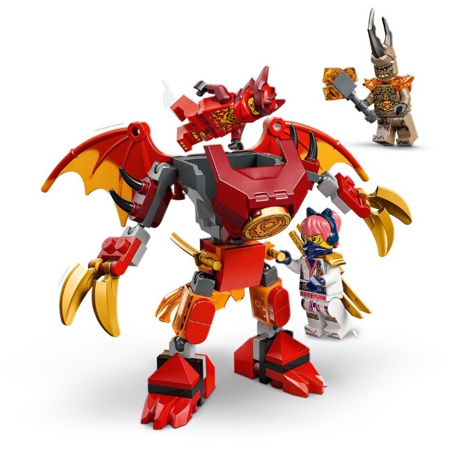 Конструктор LEGO® Ninjago 71851 набор для боя Кай с драконоподобным змеем