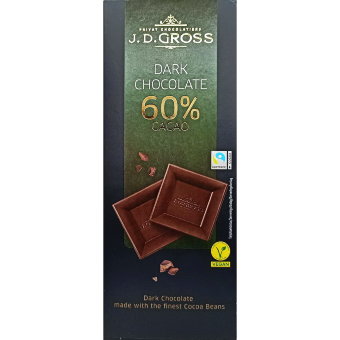 Шоколад J.D.Gross 60% 125 гр