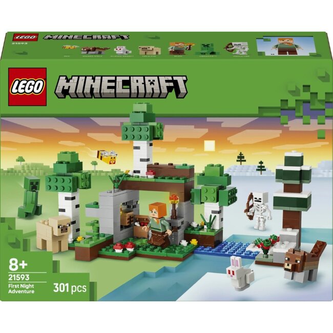 Конструктор LEGO® Minecraft 21593 приключение первой ночи