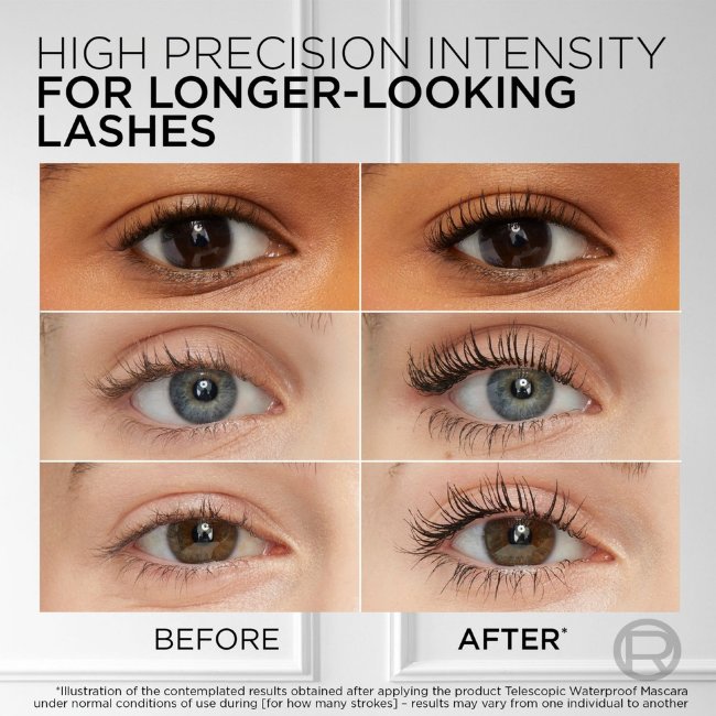 Водостойкая тушь для ресниц L'Oréal Paris Telescopic Black 8,4 мл