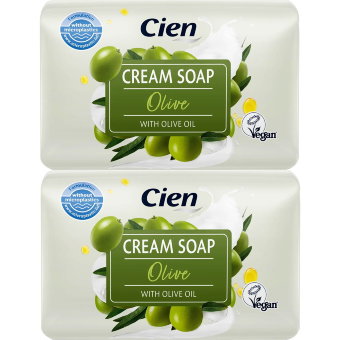 Мыло (оливковое) Cien 2 шт х 150 гр Мыло (оливковое) Cien 2 шт х 150 гр