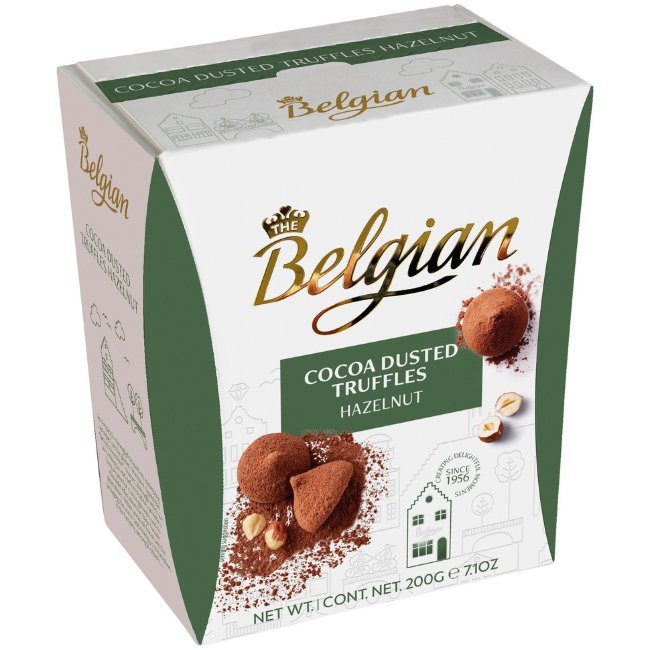 Трюфели Belgian с фундуком 200 гр Трюфели Belgian с фундуком 200 гр