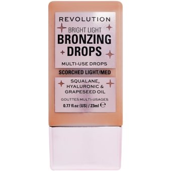 Тонирующие капли для макияжа Makeup Revolution Bright Light 23 мл бронзирующие Тонирующие капли для макияжа Makeup Revolution Bright Light 23 мл бронзирующие