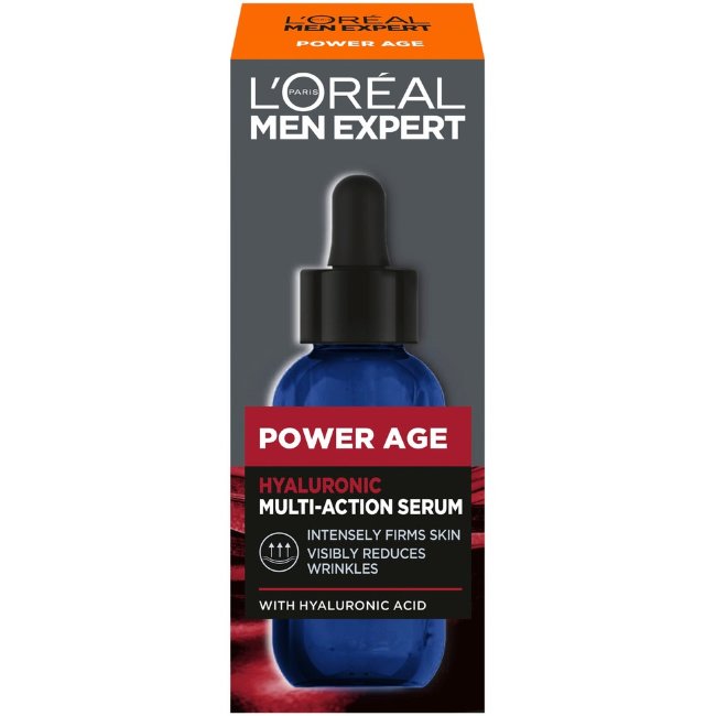 Сыворотка L'Oréal Paris Men Expert Power Age Hyaluronic Multi-Actions для нормальной кожи 30 мл