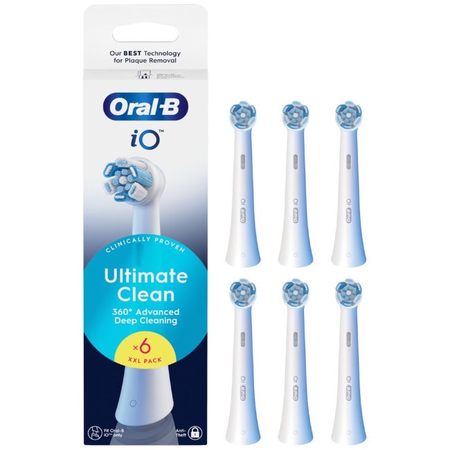 Сменные насадки Oral-B iO Ultimate Clean (уп 6 шт) Сменные насадки Oral-B iO Ultimate Clean (уп 6 шт)