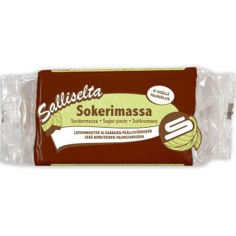 Кондитерская масса для выпечки Salliselta ( коричневая ) 250 гр Кондитерская масса для выпечки Salliselta ( коричневая ) 250 гр