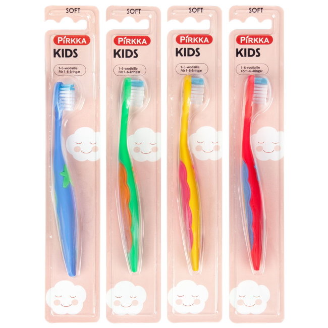 Зубная щетка для детей ( мягкая ) Pirkka hammasharja 1-6лет Зубная щетка для детей ( мягкая ) Pirkka hammasharja 1-6лет