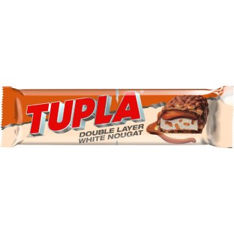 Шоколадный батончик Tupla Double Layer White Nougat 48 гр