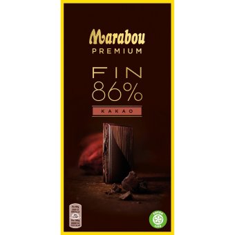 Шоколад Marabou Premium Dark 86% 100 гр