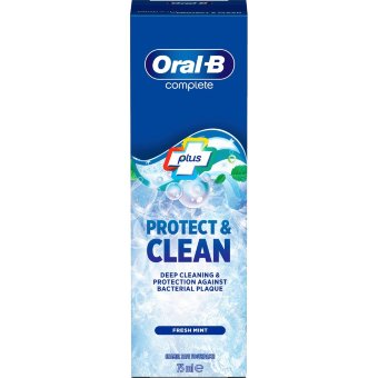 Зубная паста Oral-B Complete Mouthwash+Whitening 75 мл Зубная паста Oral-B Complete Mouthwash+Whitening 75 мл