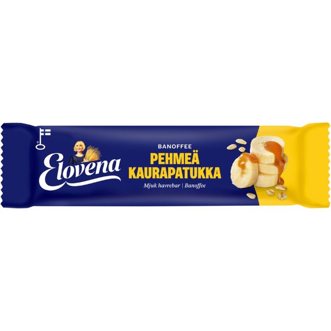 Мягкий овсяный батончик Elovena Banoffee 30 гр
