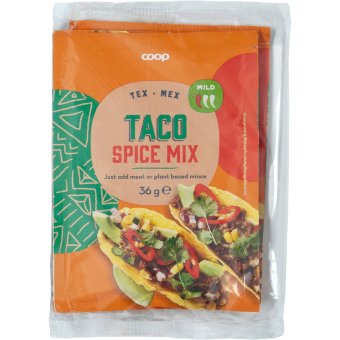 Приправа для тако mild Coop (уп 3 шт) 108 гр Приправа для тако mild Coop (уп 3 шт) 108 гр