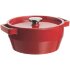 Чугунная кастрюля Pyrex 4,0 л красная